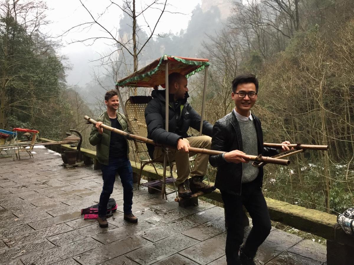 Hostel Geographer Zhangjiajie Exteriör bild